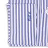 Bespoke - White & Dark Blue Medium Striped Shirt