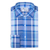 Blue Large Checked Bespoke Shirt