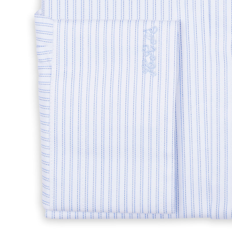 Blue Striped Bespoke Shirt