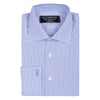 Bespoke - White & Blue Striped Shirt