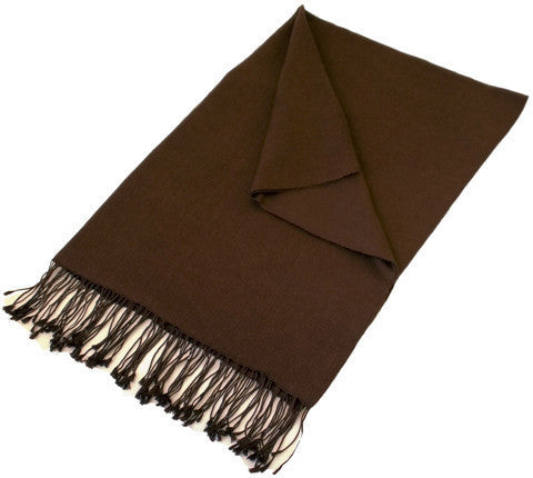 Chocolate Brown Pashmina Shawl