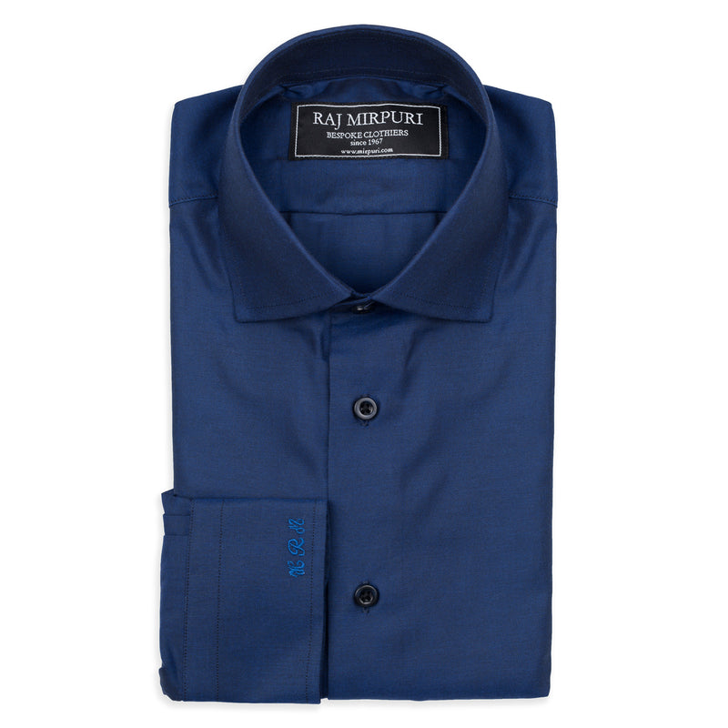 Bespoke - Dark Blue Tailored Shirt