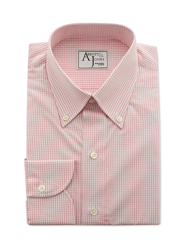 Bespoke - The Pink Gingham Shirt
