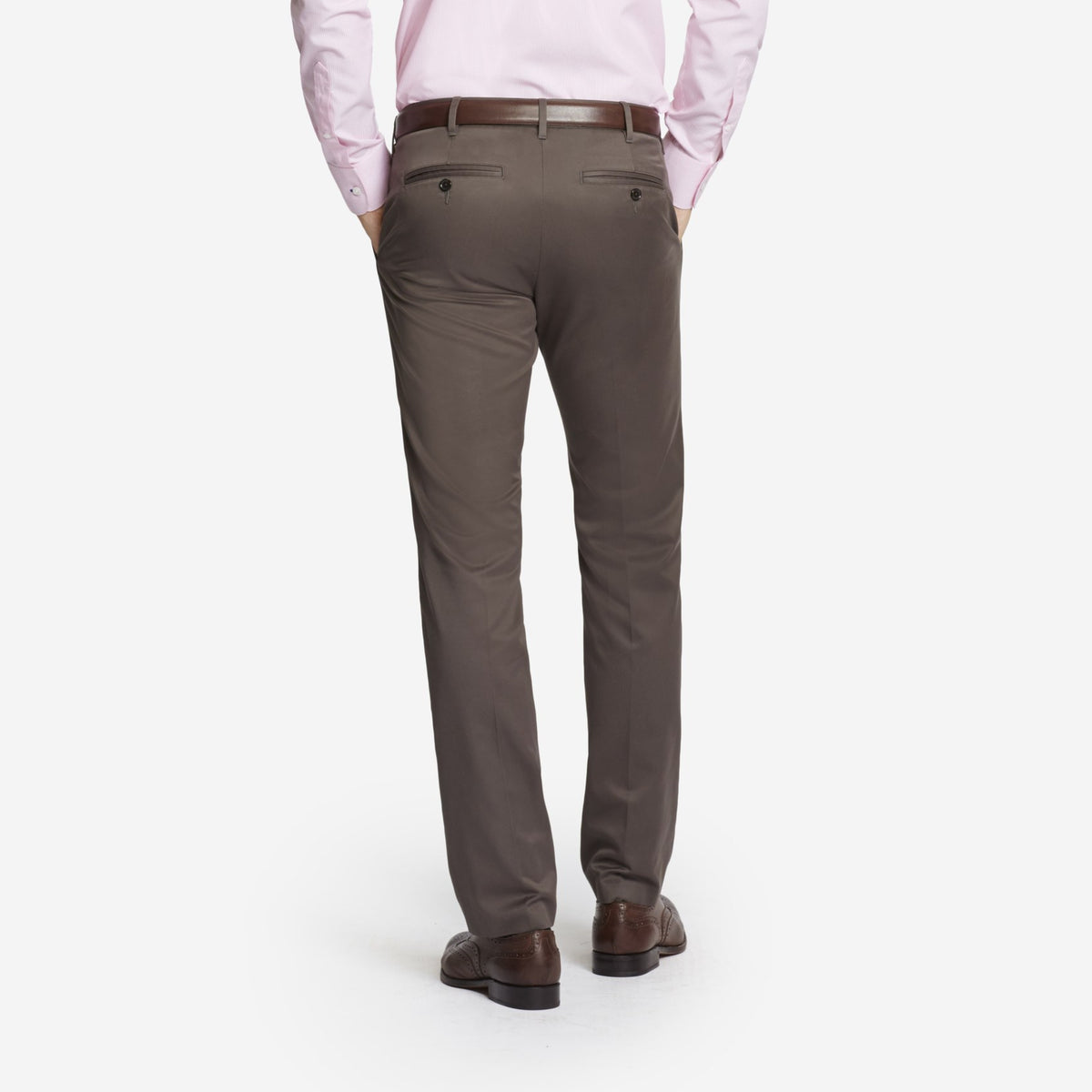 Brown Tailored Chinos