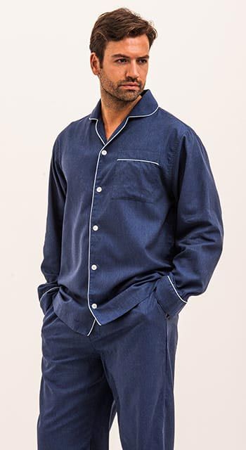 Bespoke - Navy Blue Pyjamas
